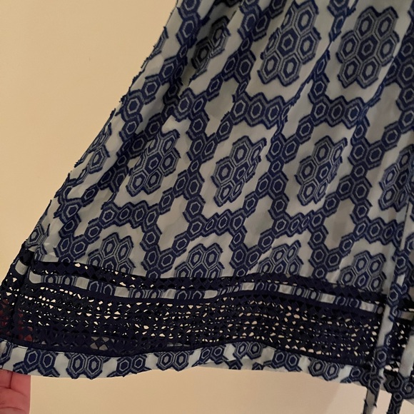 Tommy Hilfiger Blue Patterned Beach Dress - Size 6 (US) - Picture 4 of 4